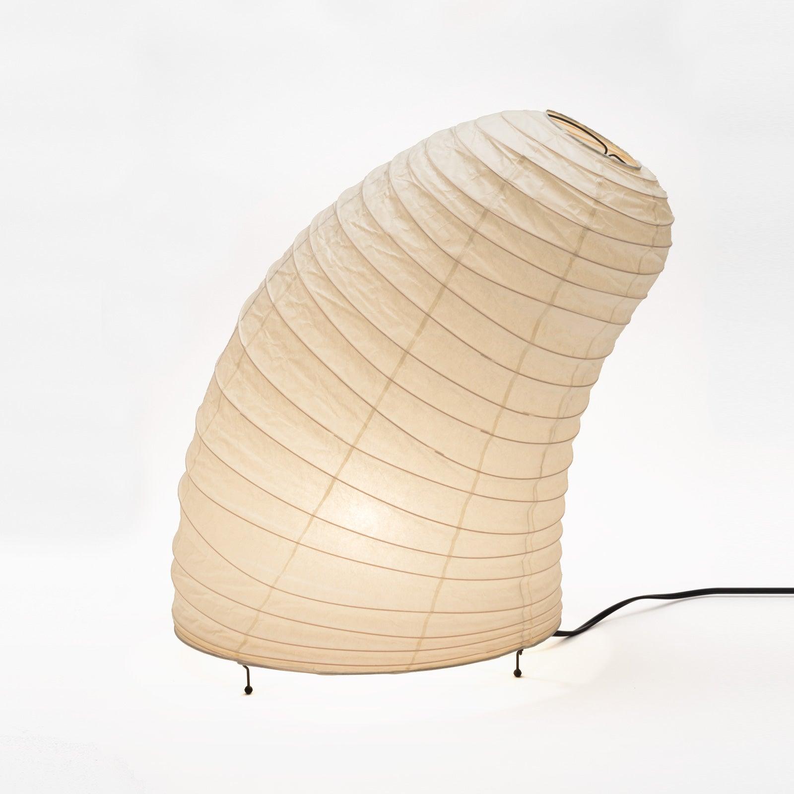 Table Lamp | Paper Shade Sculptural Table Light
