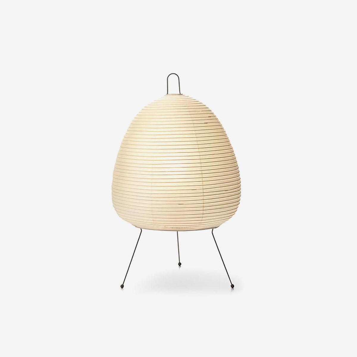 Table Lamp | Paper Shade Sculptural Table Light