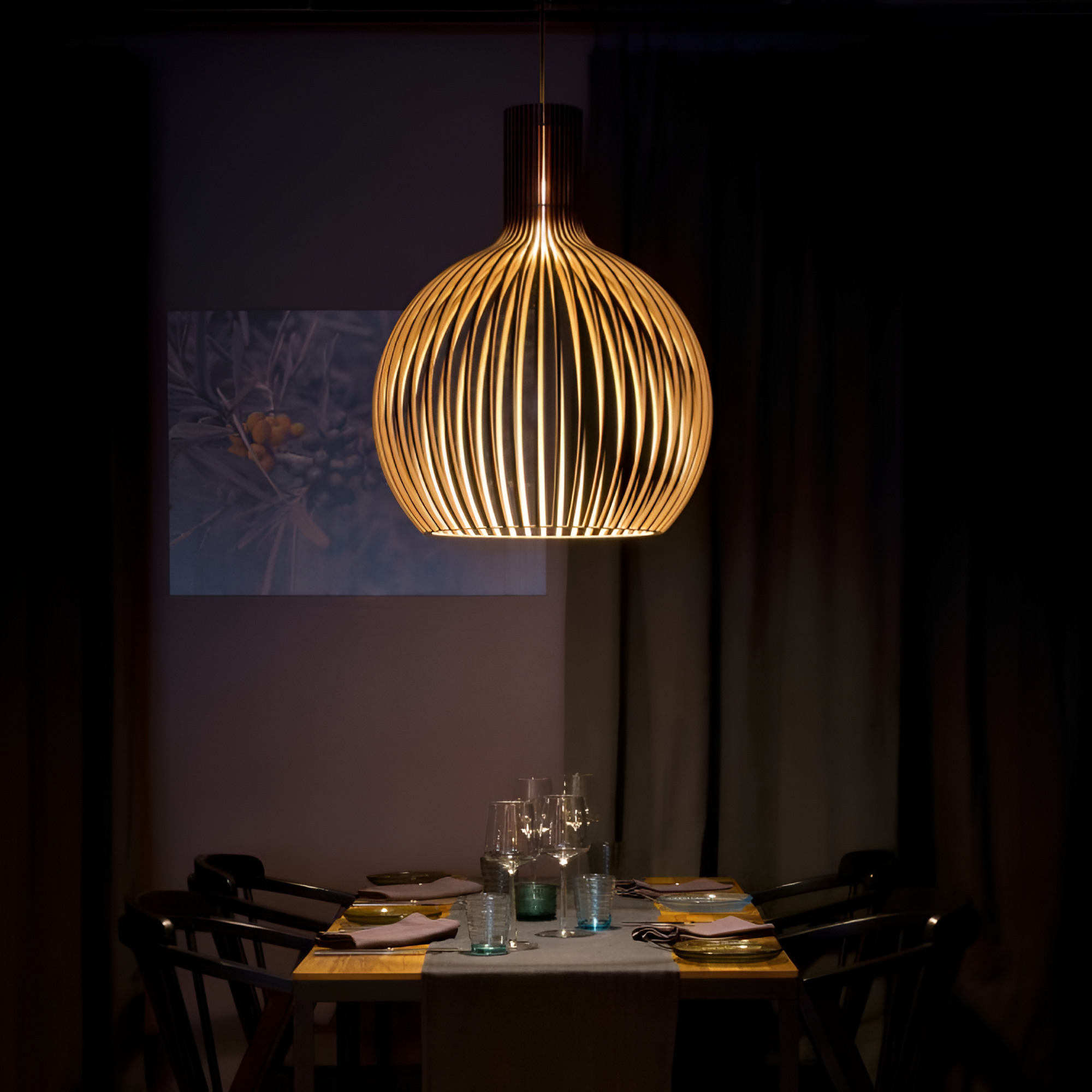 Ceiling Light | Rustic Industrial Cage Design