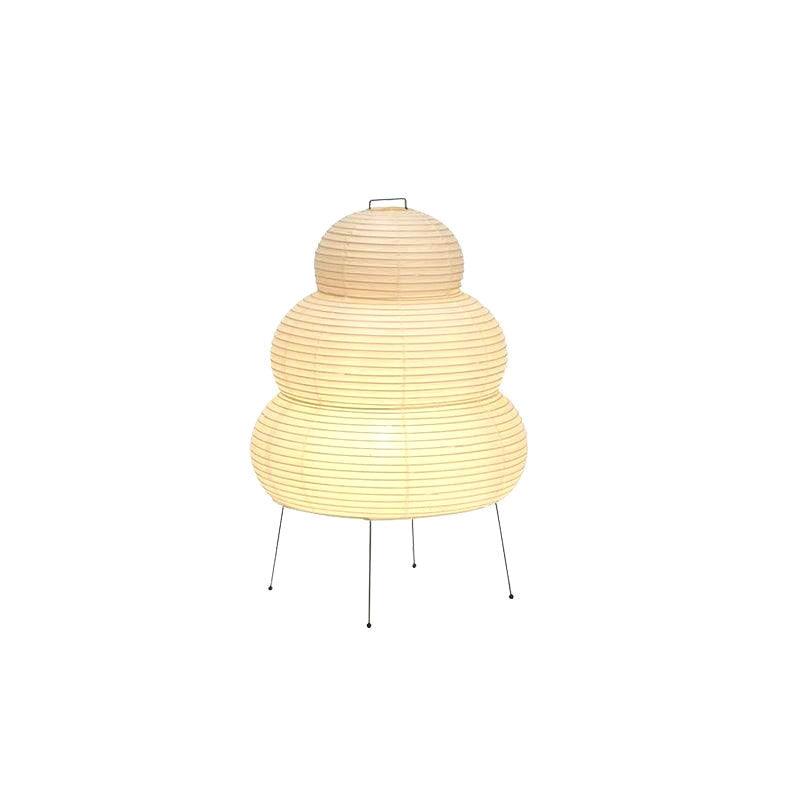 Table Lamp | Paper Shade Sculptural Table Light