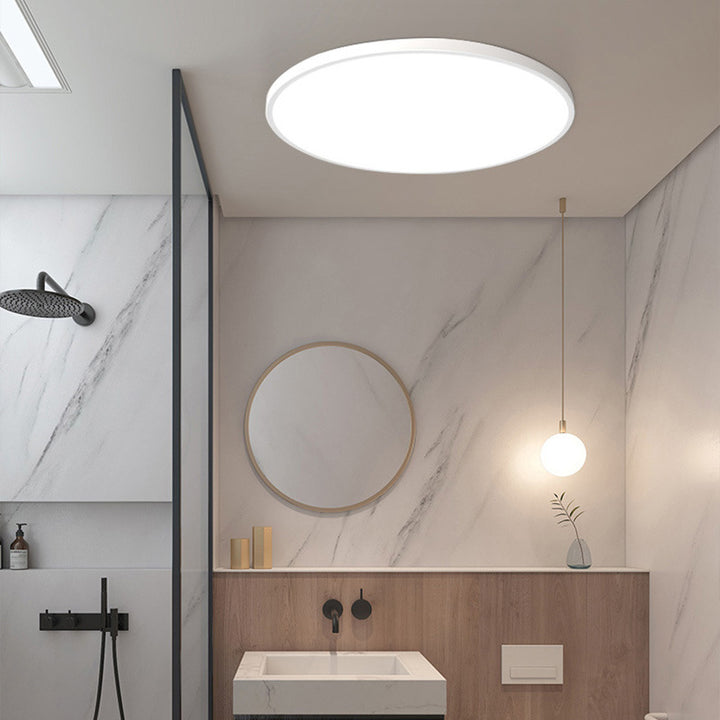 Bedroom Minimalist Ceiling Light | Round LED Flush