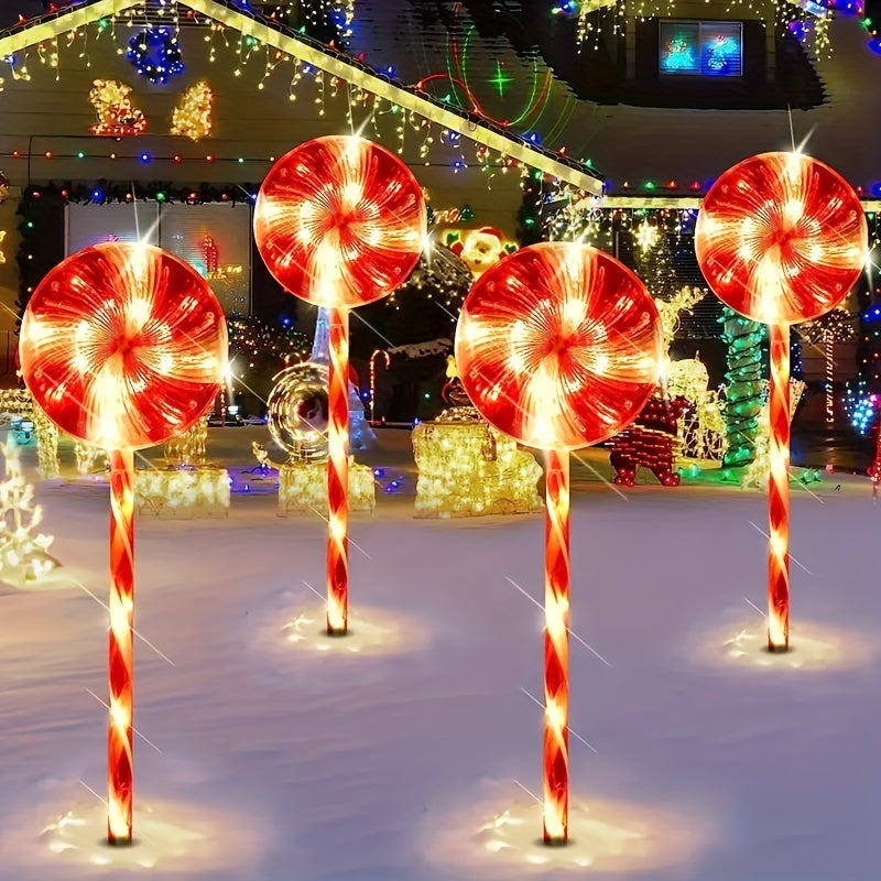 Outdoor Christmas Lights Decoration | Candy Cane Lights