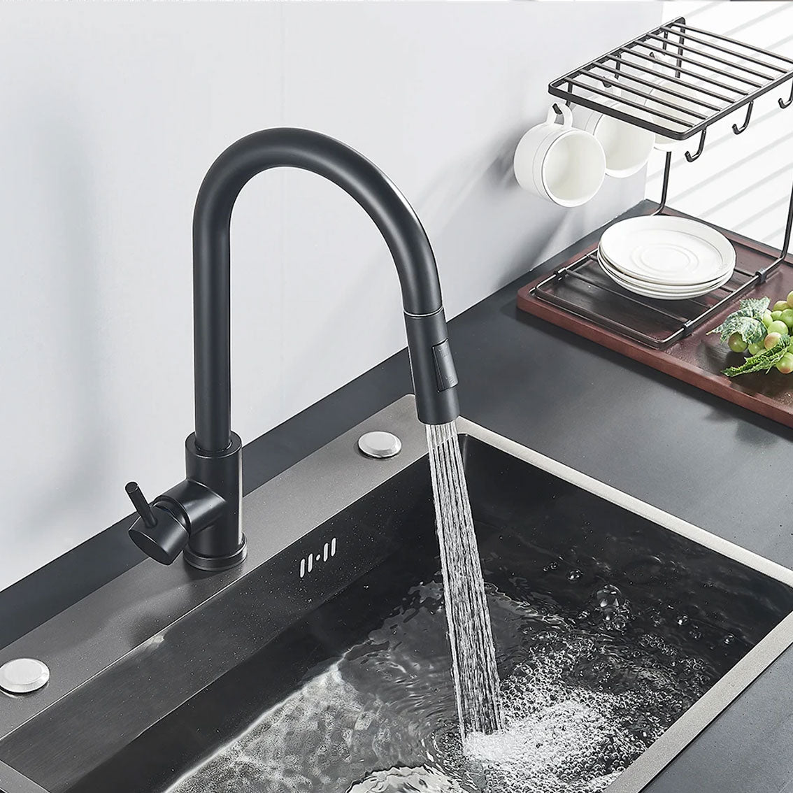 SensitiveFlow | Responsive Kitchen Faucet with Pullout Hose