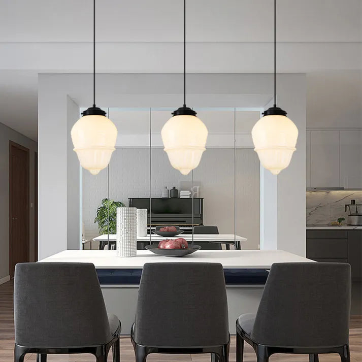 Pendant Light | Frosted Dome Ceiling Lamp