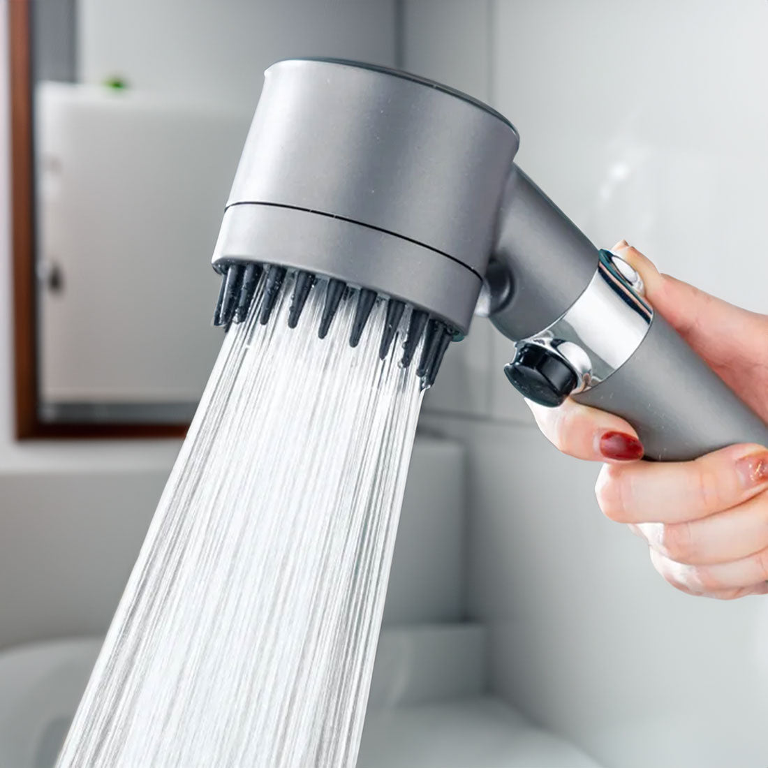 HydraBlast | Adjustable High-Pressure Shower Head with 3 Modes and Water Filtration